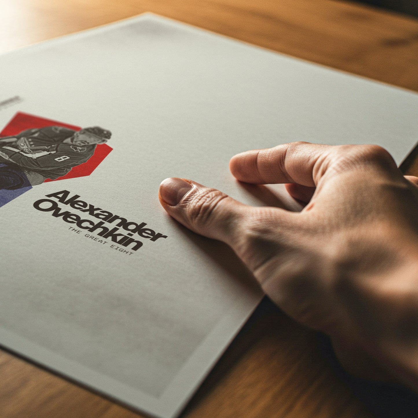 Alexander Ovechkin Minimalistic Poster Washington Capitals