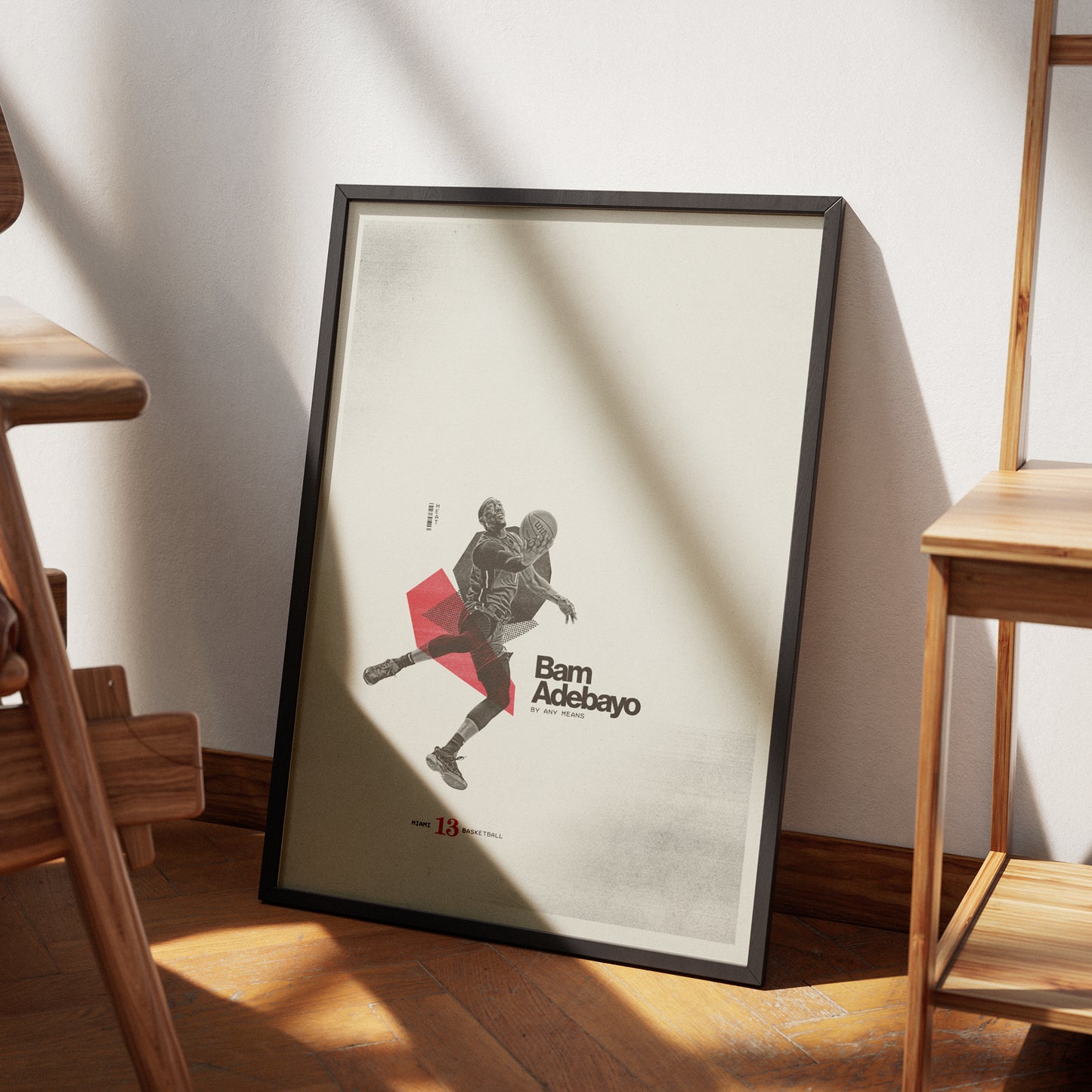 Bam Adebayo Wall Decor Miami Heat