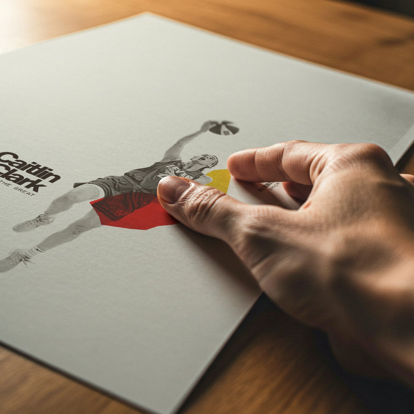 Caitlin Clark Minimalistic Poster Indiana Fever