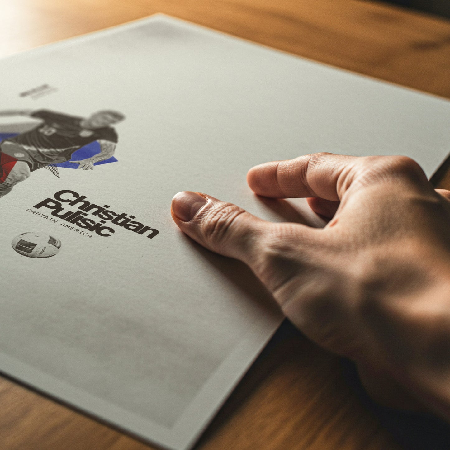 Christian Pulisic Minimalistic Poster USA