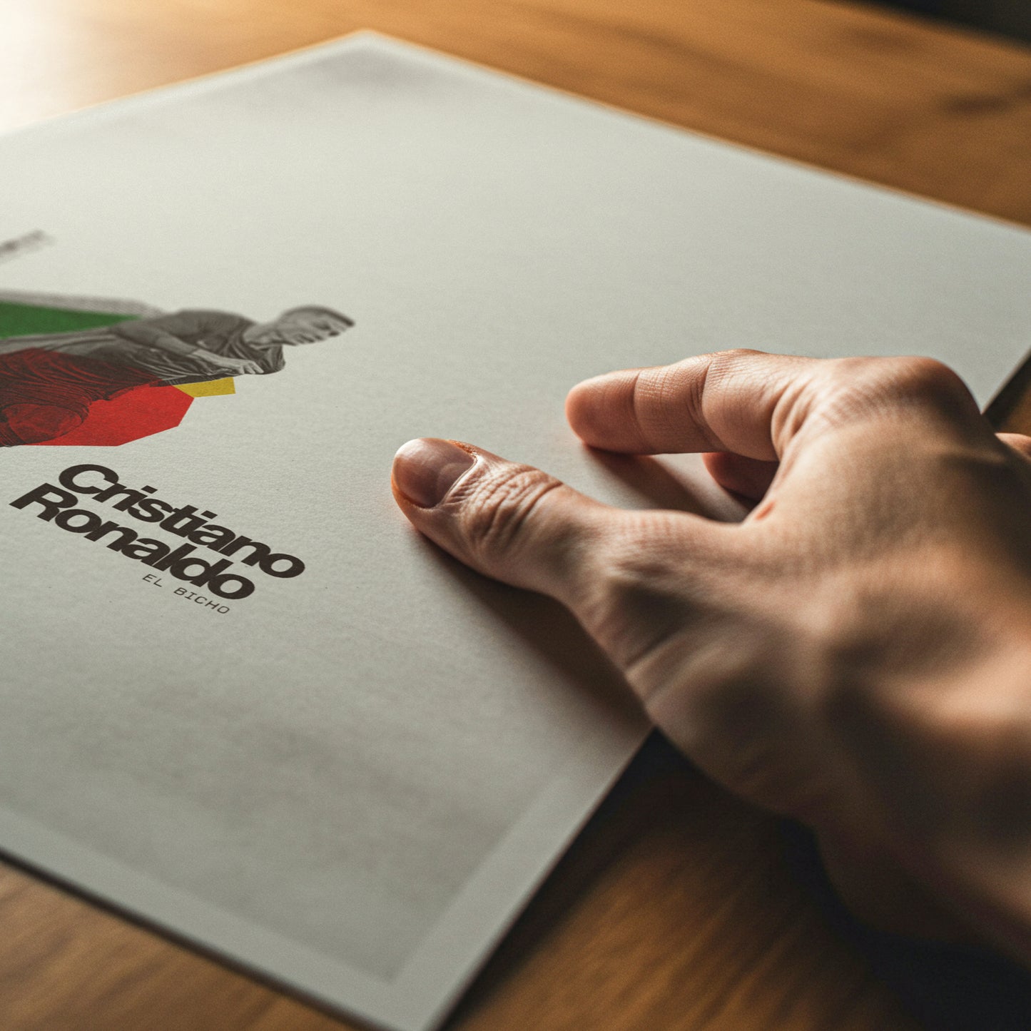 Cristiano Ronaldo Minimalistic Poster Portugal