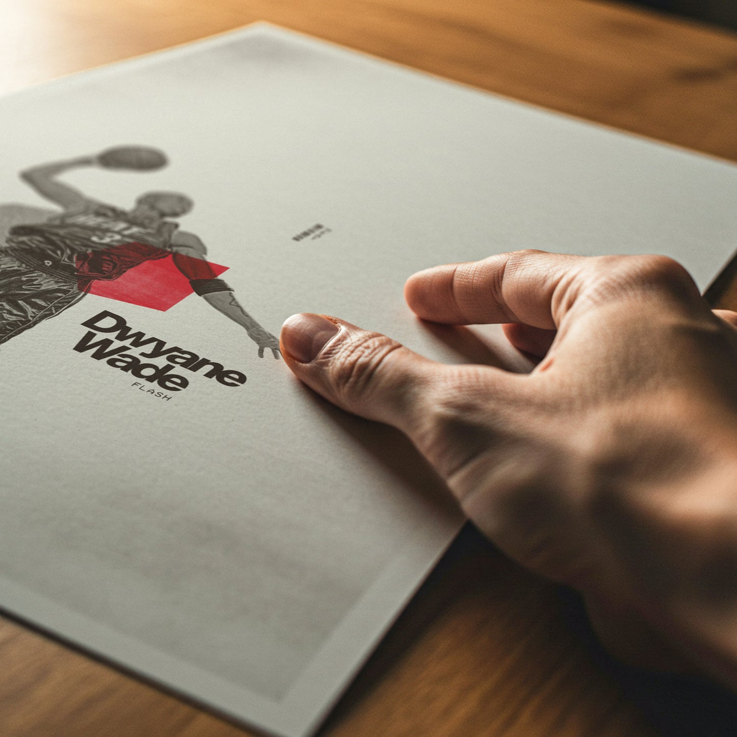 Dwyane Wade Minimalistic Poster Miami Heat