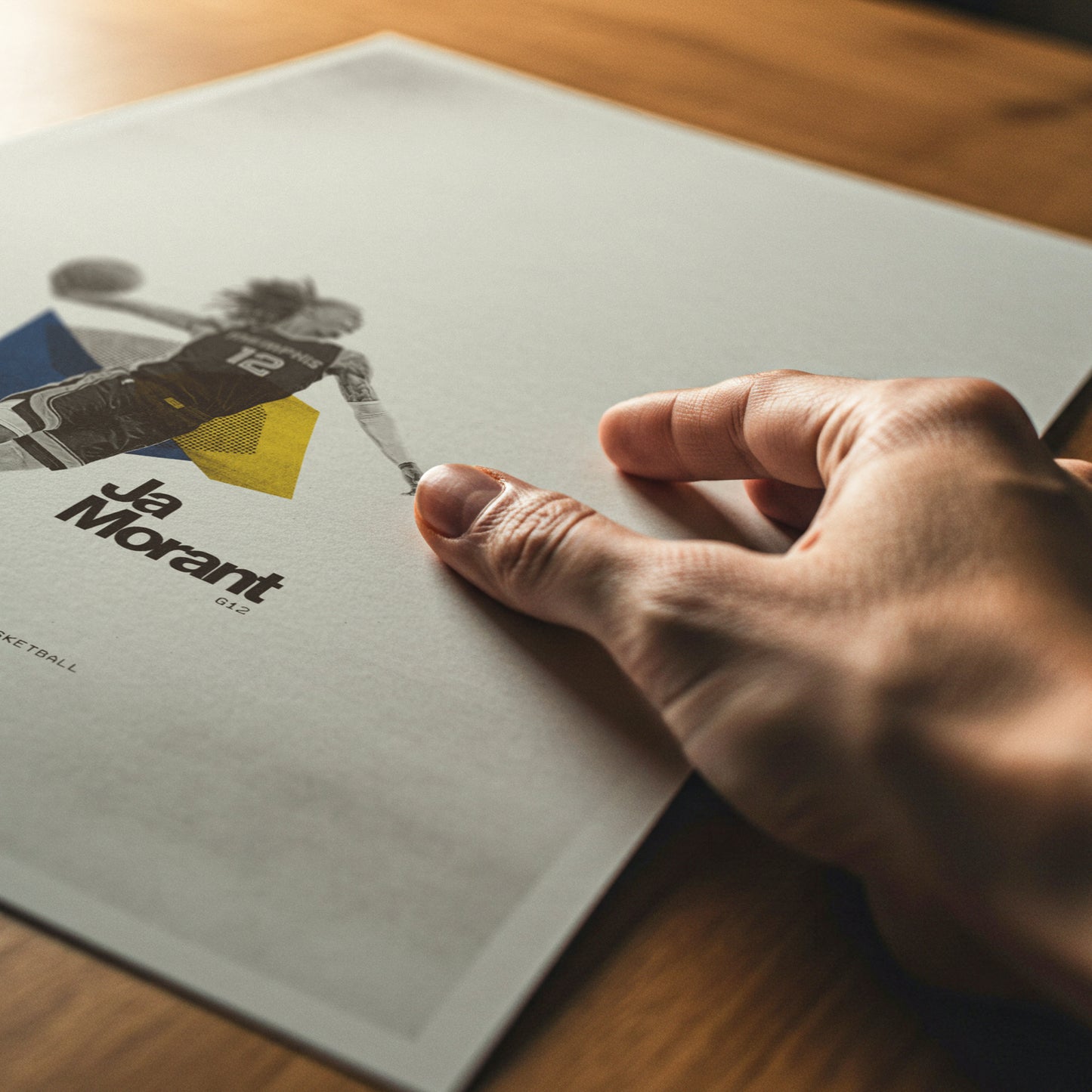 Ja Morant Minimalistic Poster Memphis Grizzlies