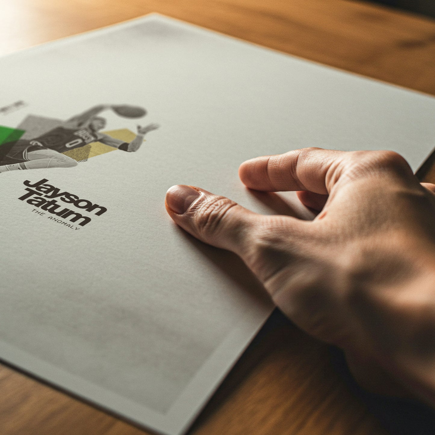 Jayson Tatum Minimalistic Poster Boston Celtics