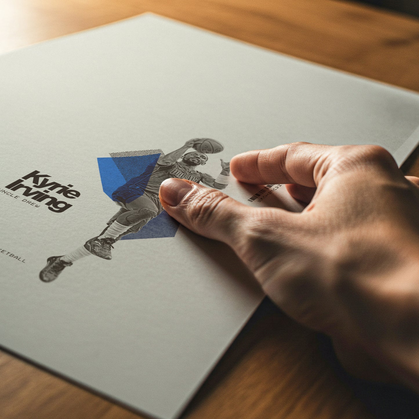 Kyrie Irving Minimalistic Poster Dallas Mavericks