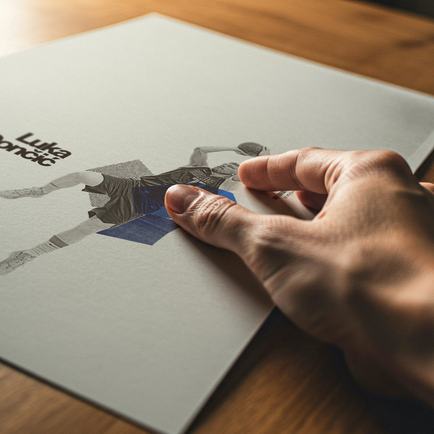 Luka Doncic Minimalistic Poster Dallas Mavericks