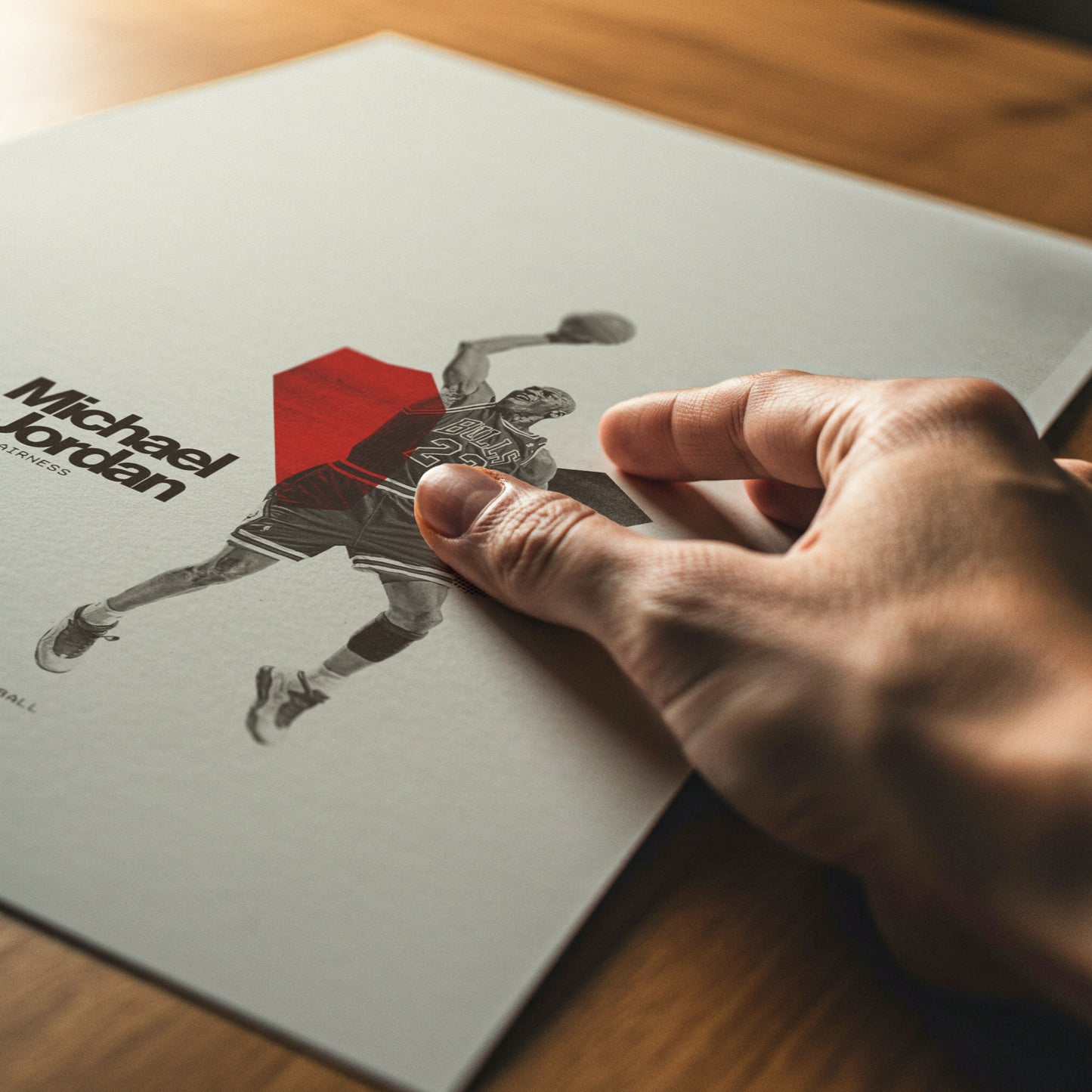 Michael Jordan Minimalistic Poster Chicago Bulls