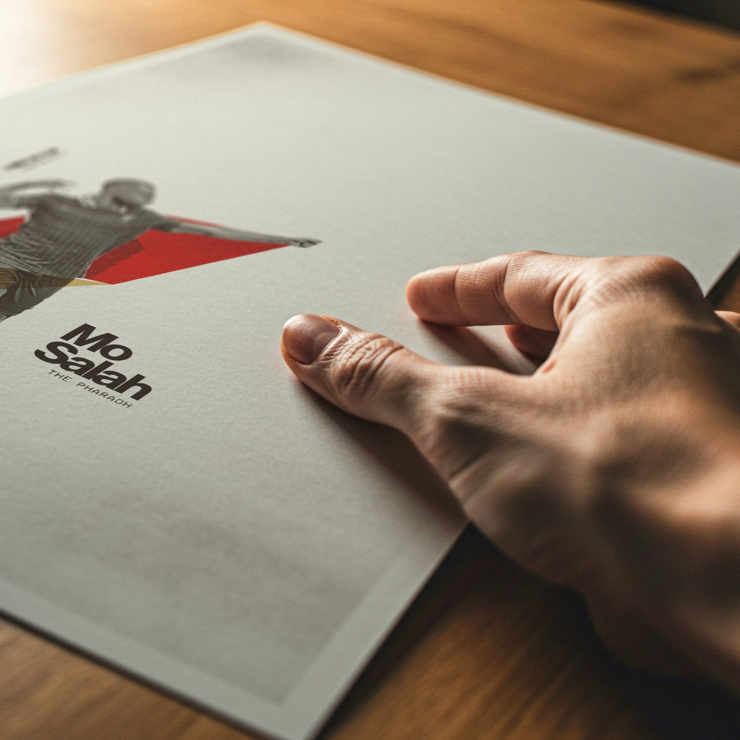 Mo Salah Minimalistic Poster Liverpool FC