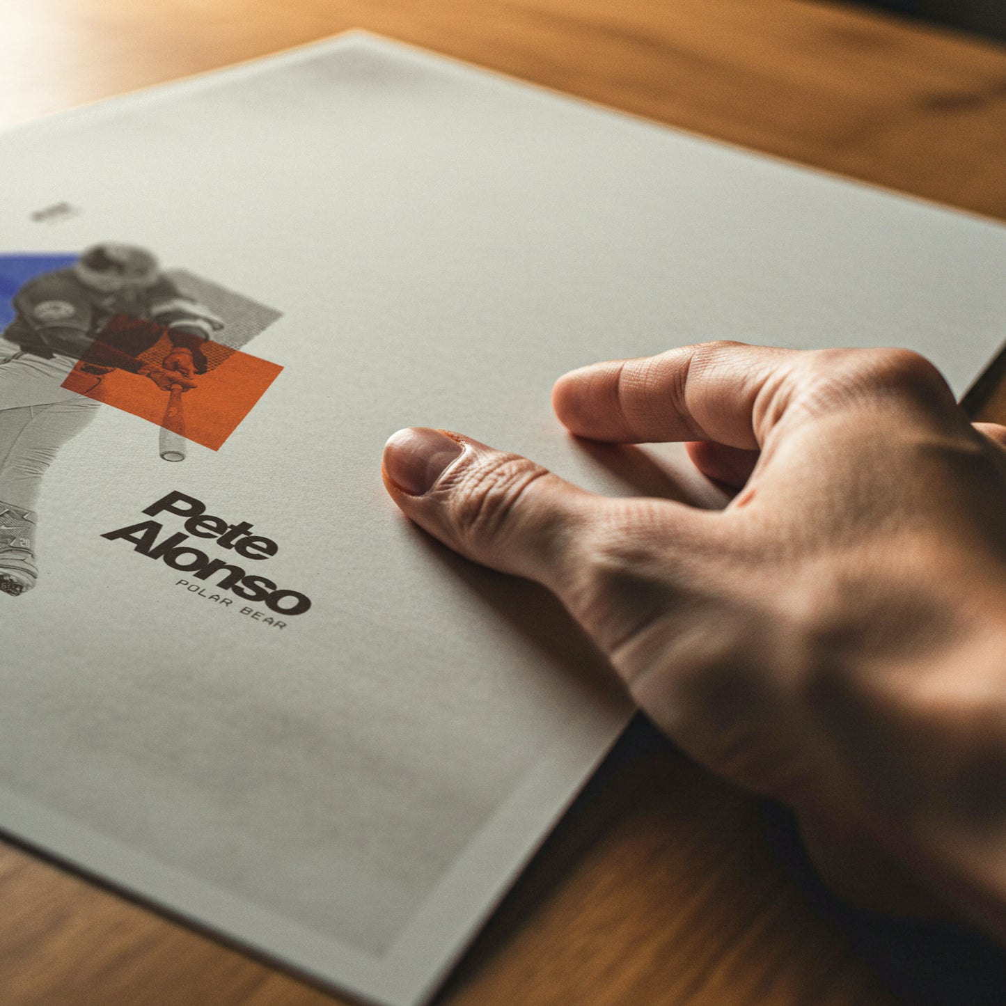 Pete Alonso Minimalistic Poster New York Mets