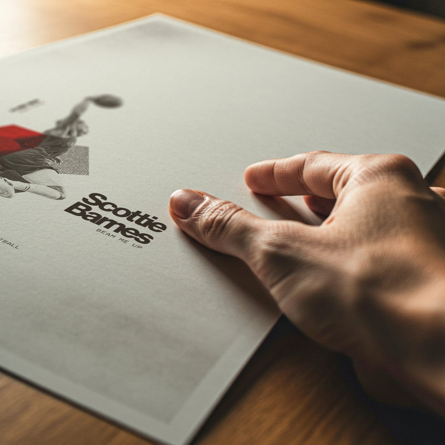 Scottie Barnes Minimalistic Poster Toronto Raptors