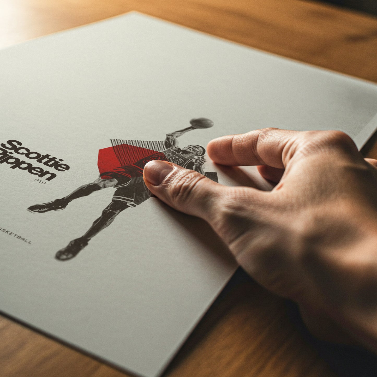 Scottie Pippen Minimalistic Poster Chicago Bulls