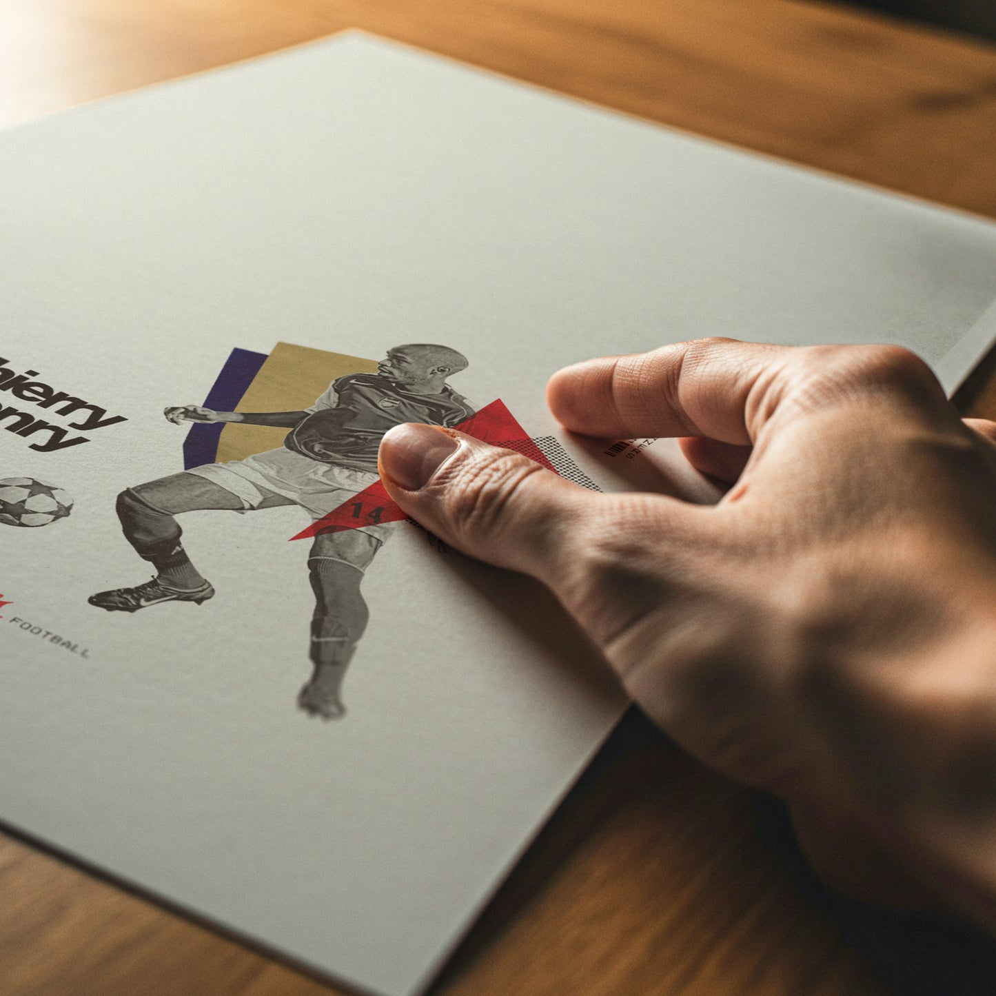 Thierry Henry Minimalistic Poster Arsenal