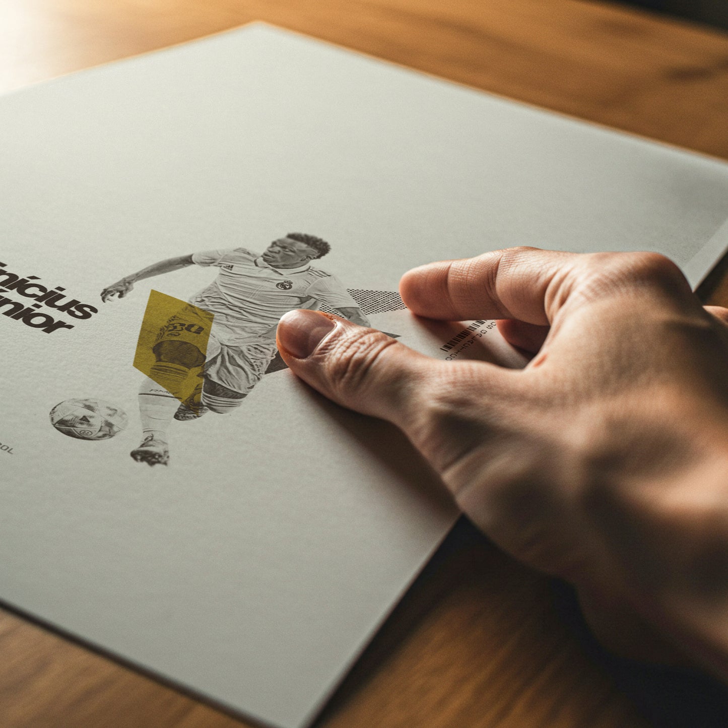 Vinicius Jr Minimalistic Poster Real Madrid