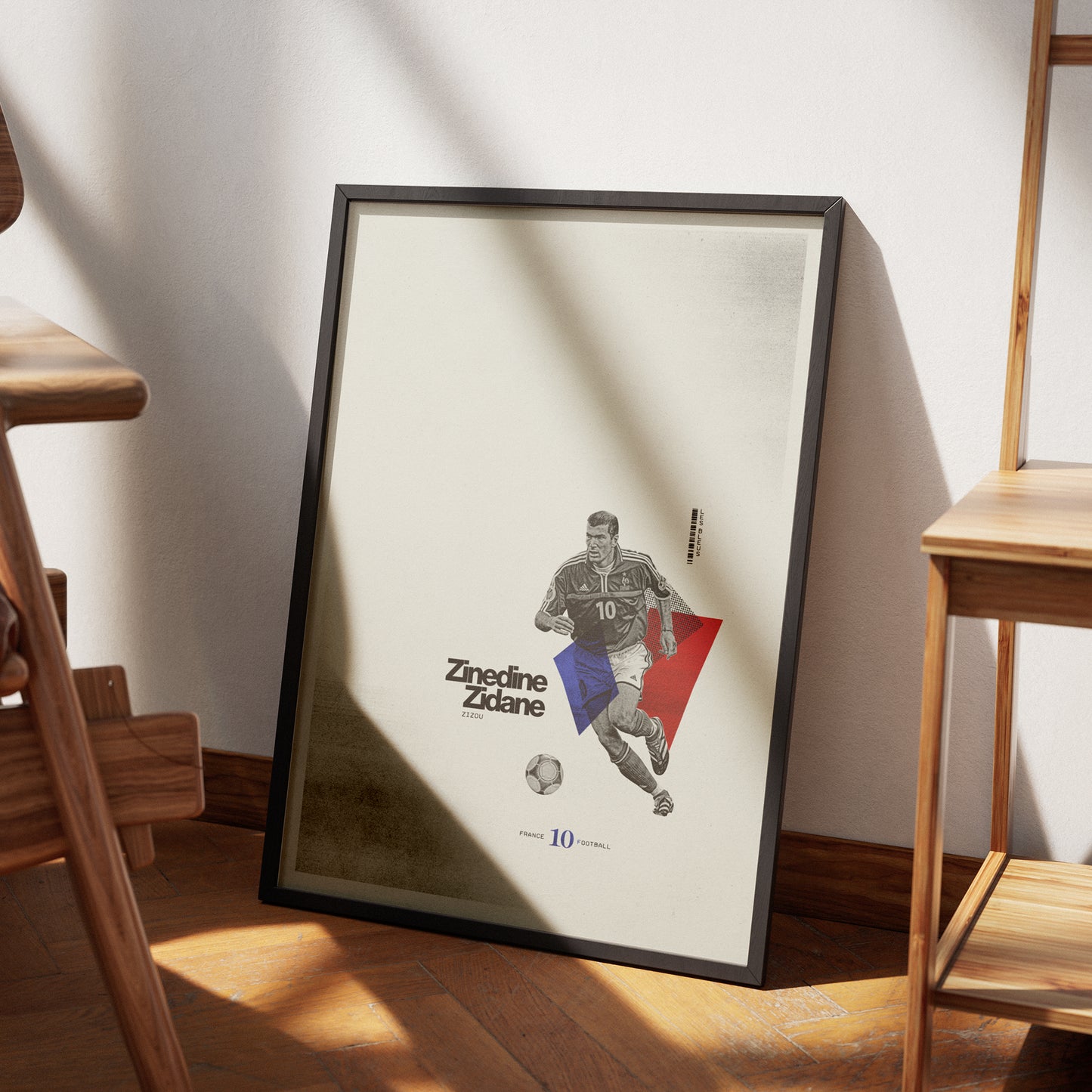 Zinedine Zidane Wall Decor France