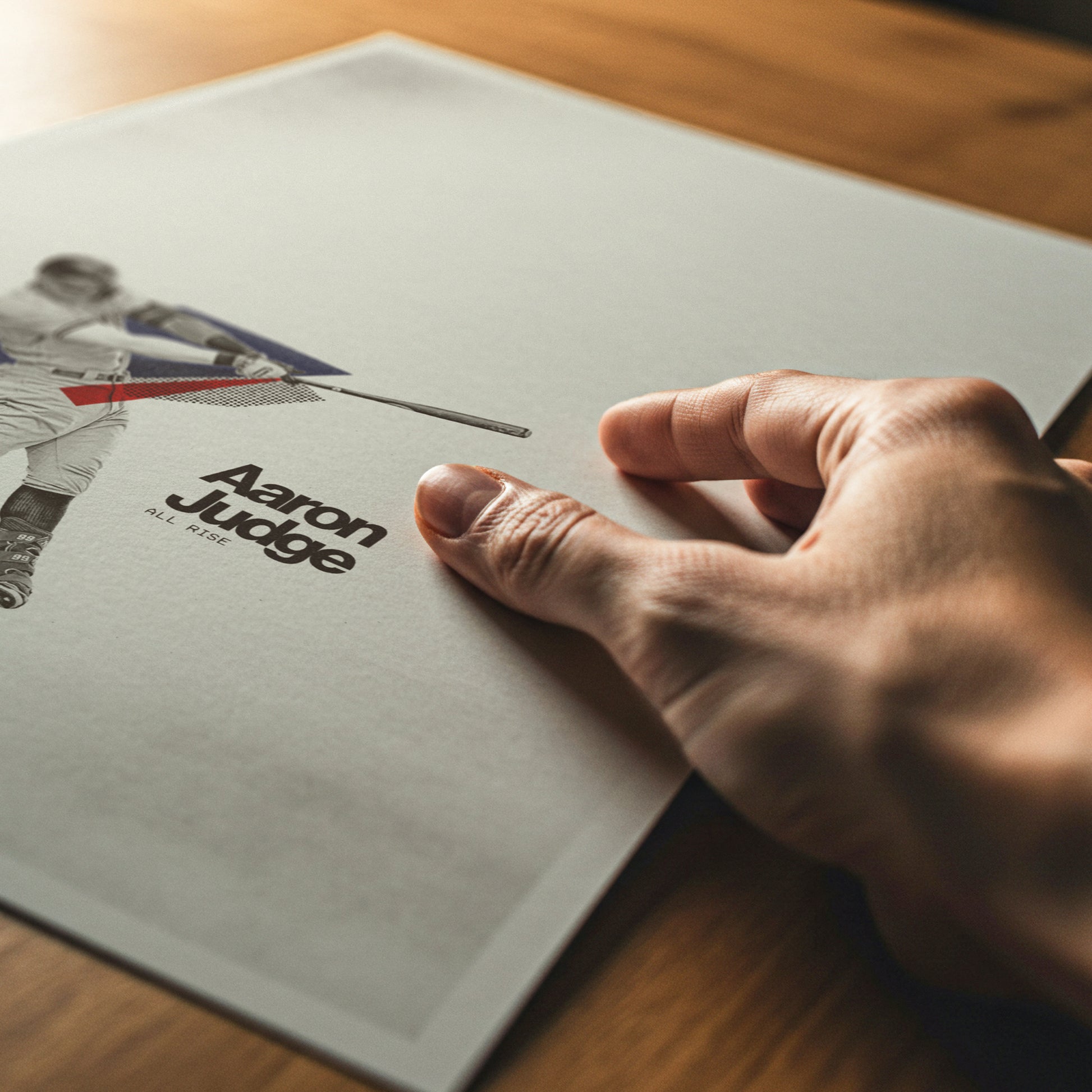 Aaron Judge Minimalistic Poster New York Yankees