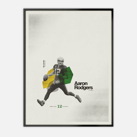 Aaron Rodgers Poster Green Bay Packers