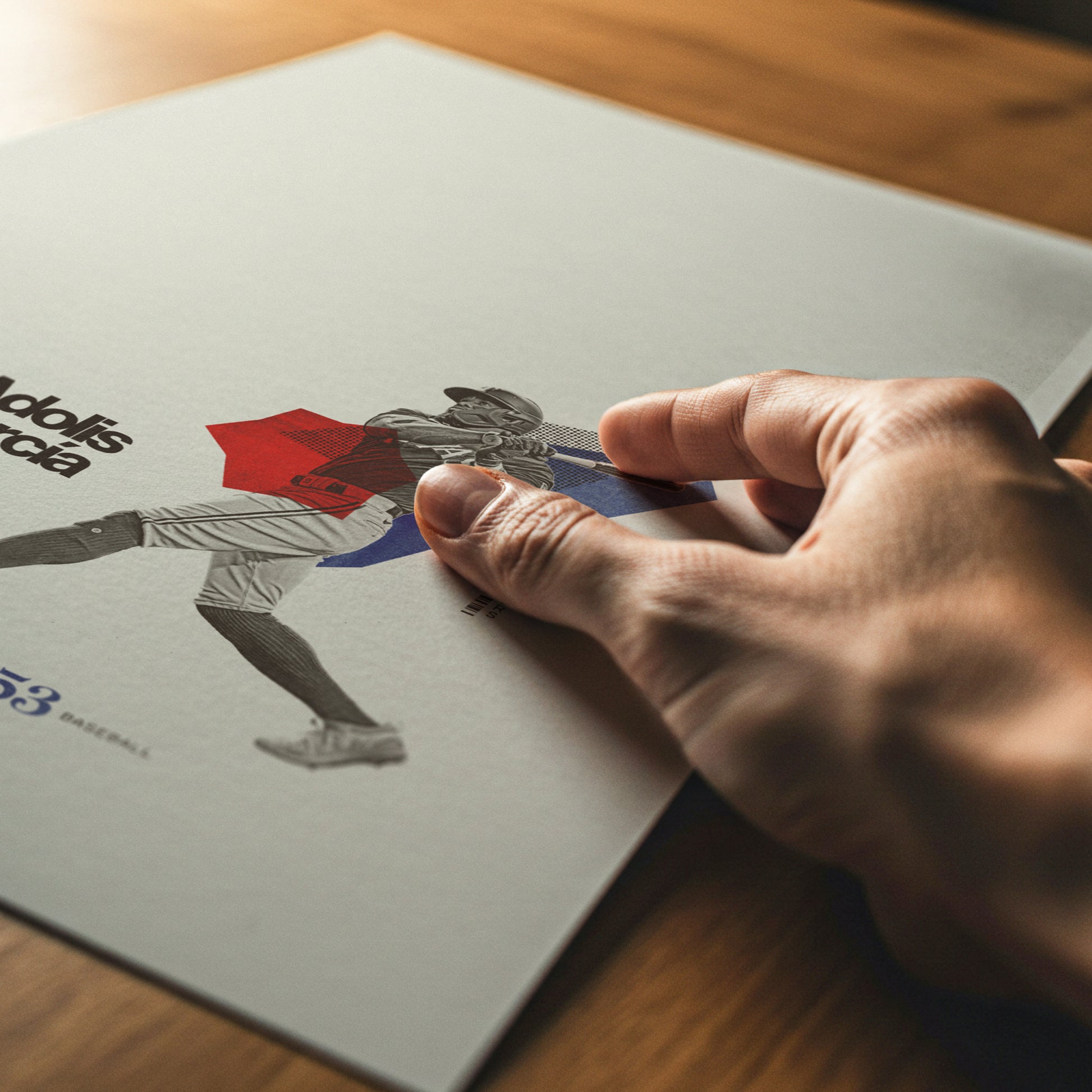 Adolis Garcia Minimalistic Poster Texas Rangers