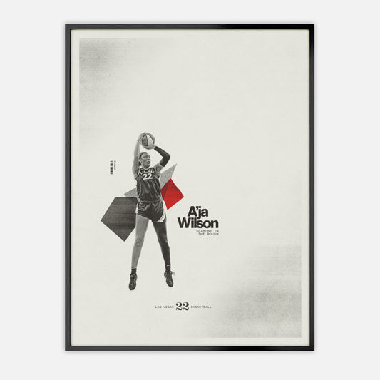 Aja Wilson Poster Las Vegas Aces