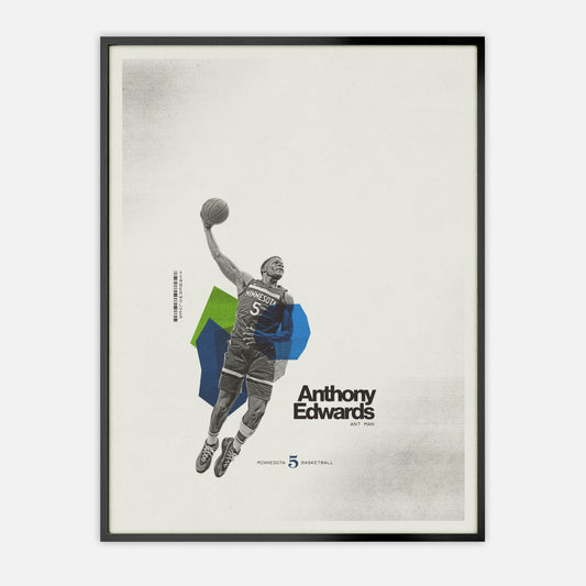 Anthony Edwards Poster Minnesota Timberwolves