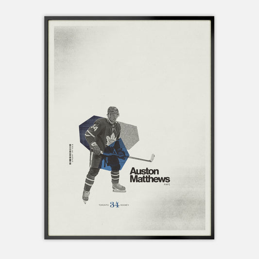 Auston Matthews Poster Toronto Maple Leafs
