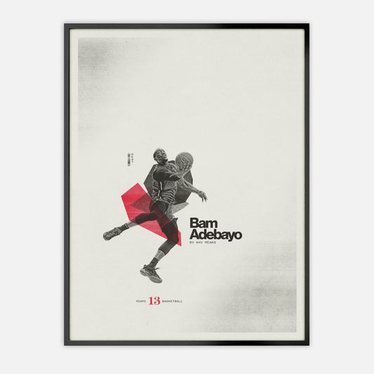 Bam Adebayo Poster Miami Heat