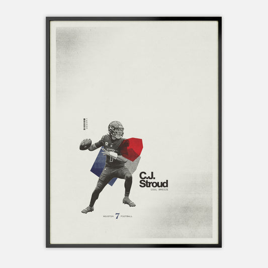 CJ Stroud Poster Houston Texans