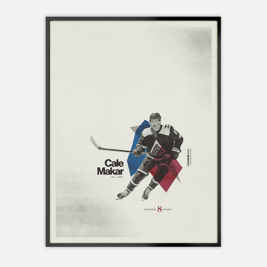 Cale Makar Poster Colorado Avalanche