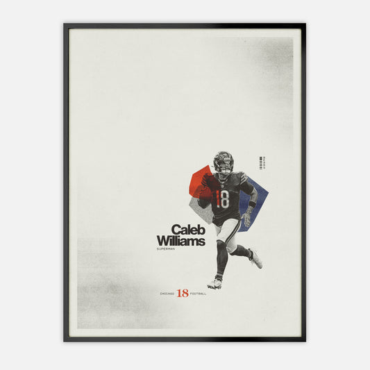 Caleb Williams Poster Chicago Bears