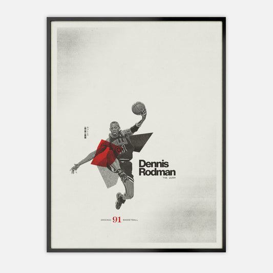 Dennis Rodman Poster Chicago Bulls