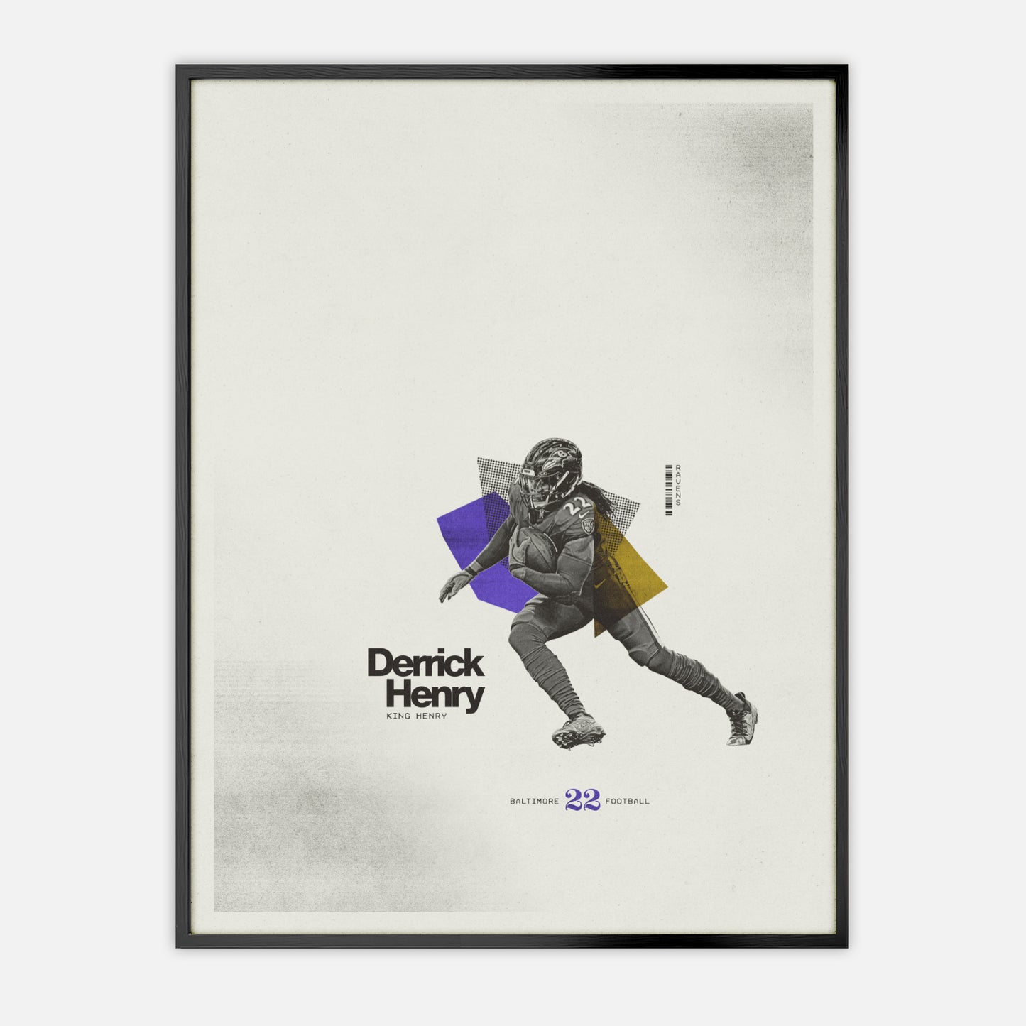 Derrick Henry Poster Baltimore Ravens
