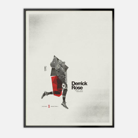 Derrick Rose Poster Chicago Bulls
