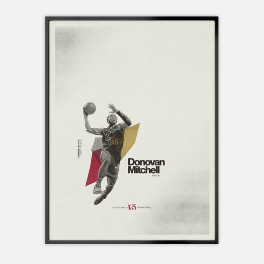 Donovan Mitchell Poster Cleveland Cavaliers