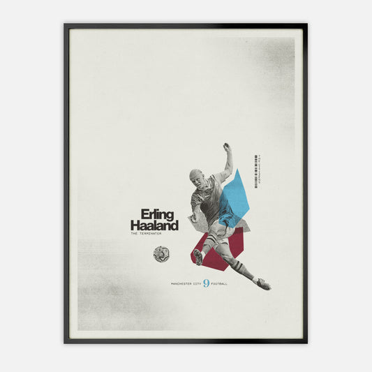 Erling Haaland Poster Manchester City
