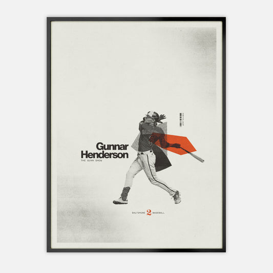 Gunnar Henderson Poster Baltimore Orioles