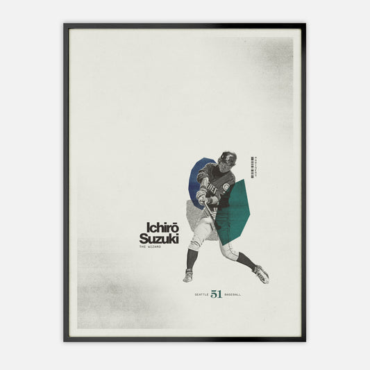 Ichiro Suzuki Poster Seattle Mariners