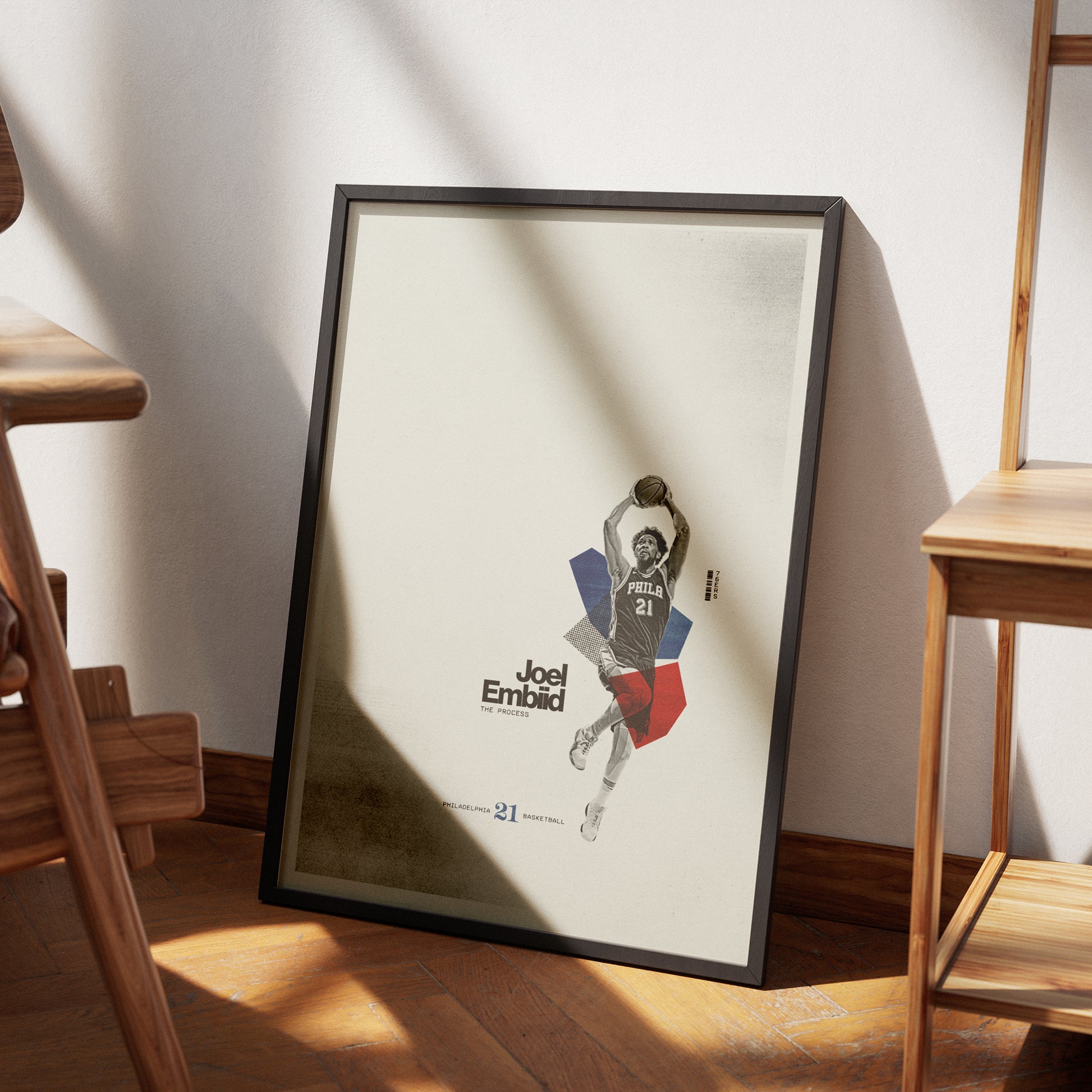 Joel Embiid Wall Decor Philadelphia 76ers