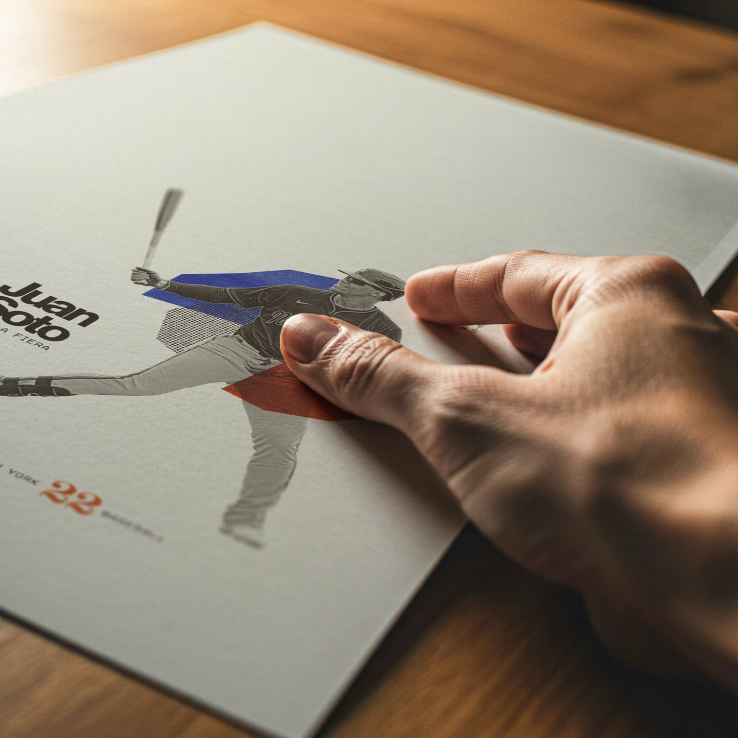 Juan Soto Minimalistic Poster New York Mets