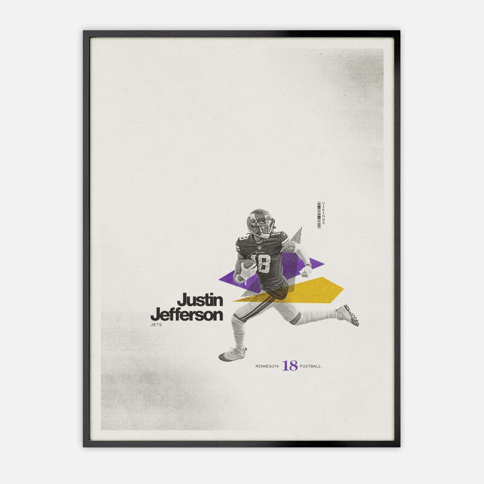Justin Jefferson Poster Minnesota Vikings