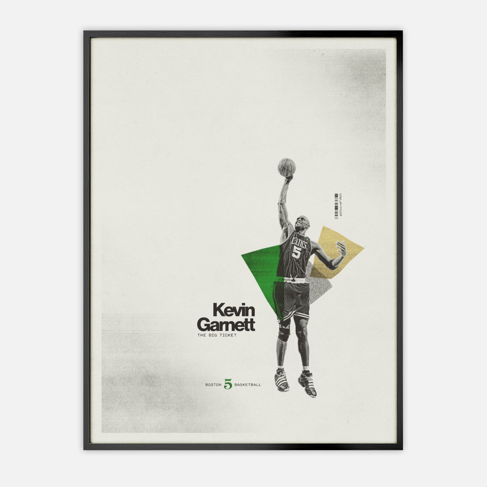 Kevin Garnett Poster Boston Celitcs