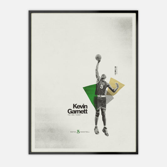 Kevin Garnett Poster Boston Celitcs