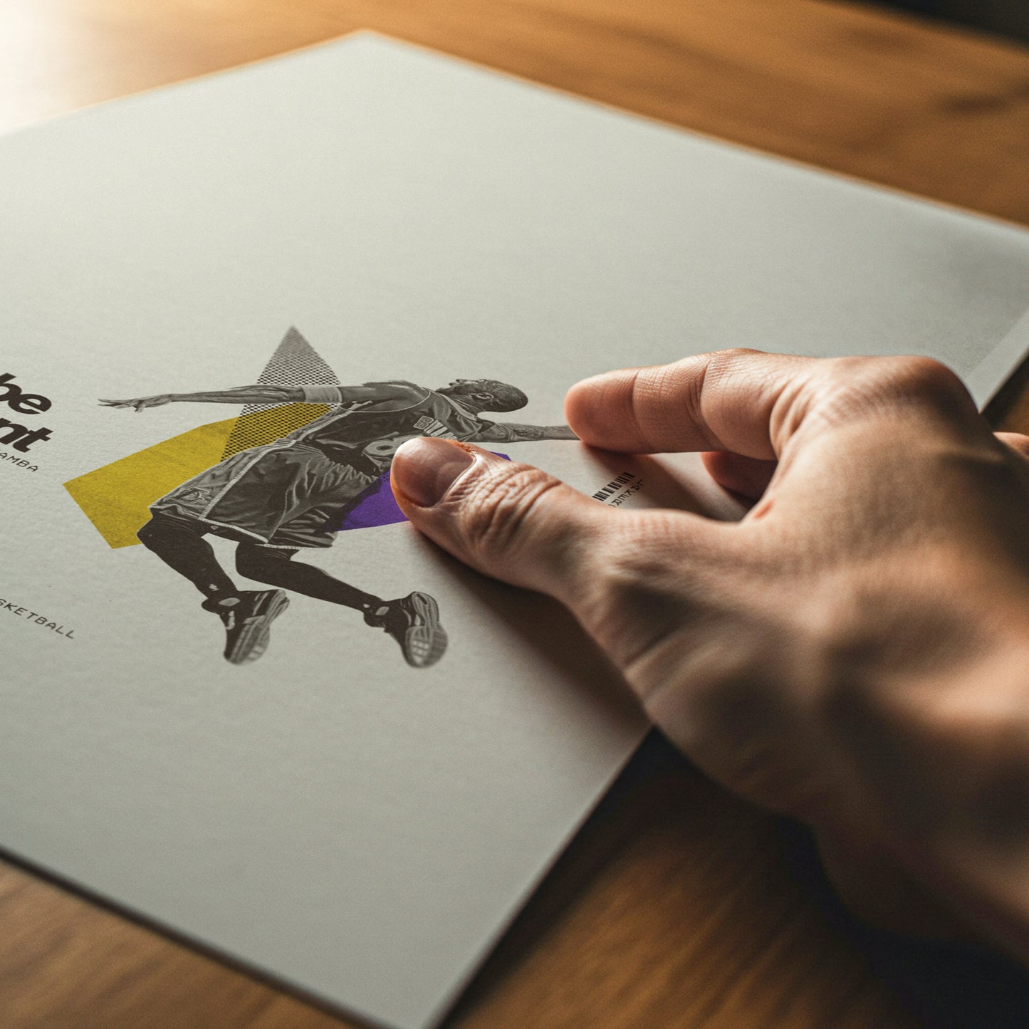 Kobe Bryant Minimalistic Poster LA Lakers