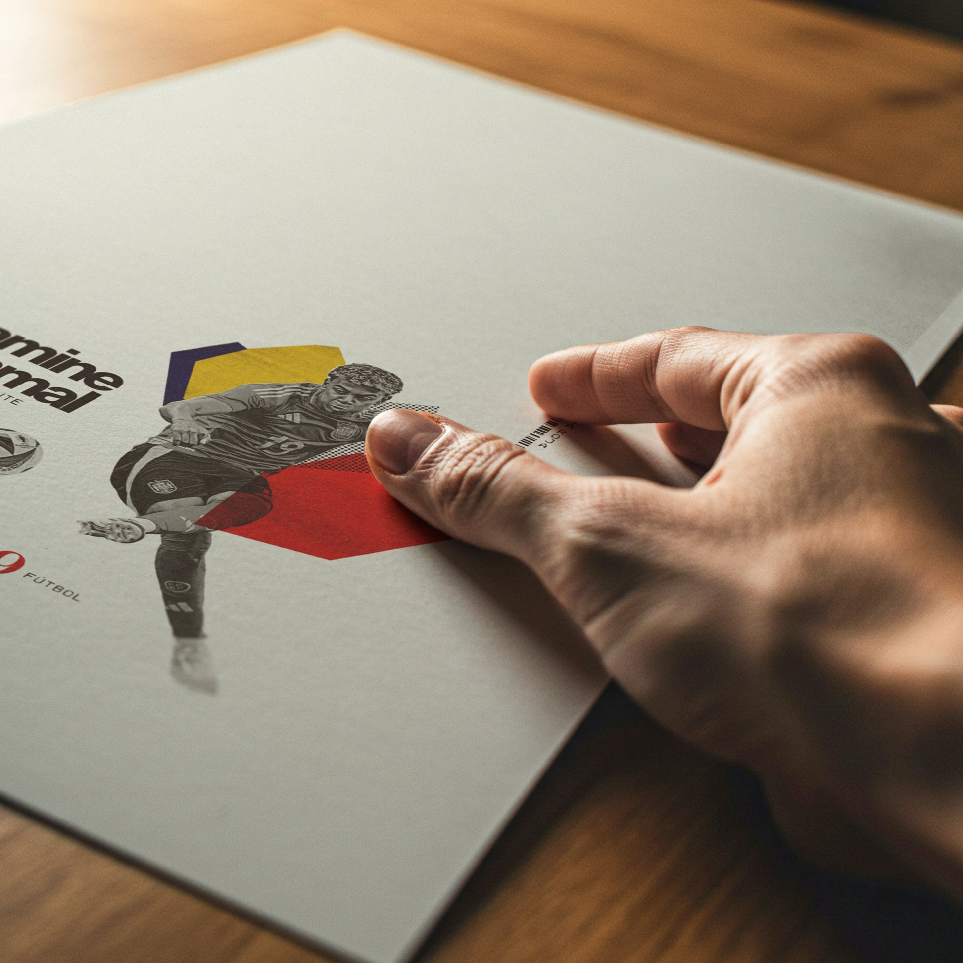 Lamine Yamal Minimalistic Poster Spain