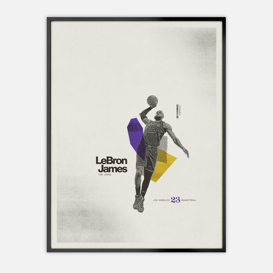 LeBron James Poster LA Lakers