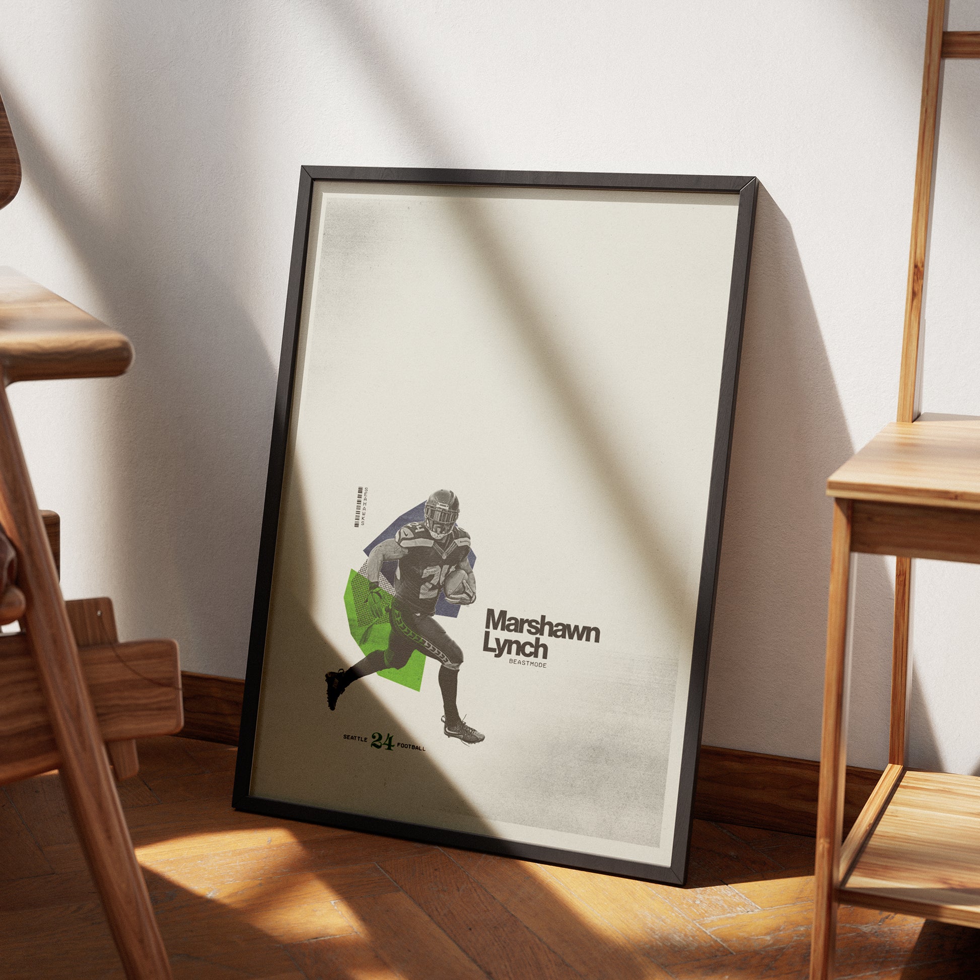 Marshawn Lynch Wall Decor Seattle Seahawks