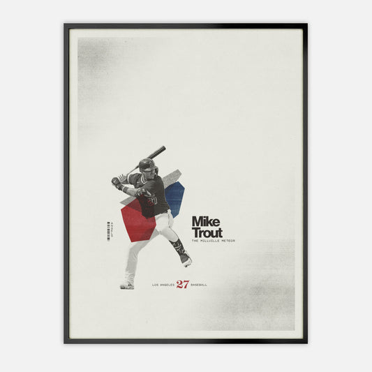 Mike Trout Poster LA Angles