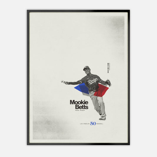 Mookie Betts Poster LA Dodgers