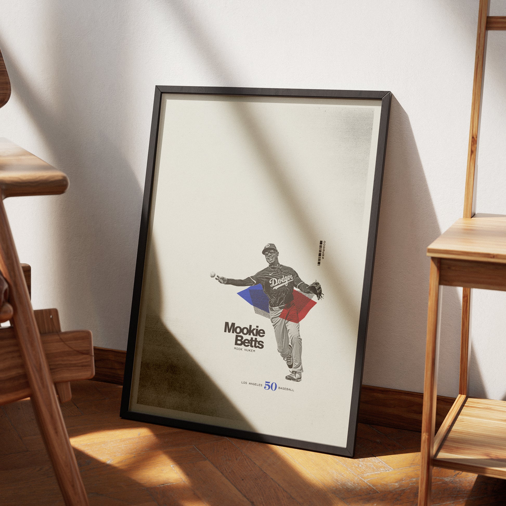 Mookie Betts Wall Decor LA Dodgers