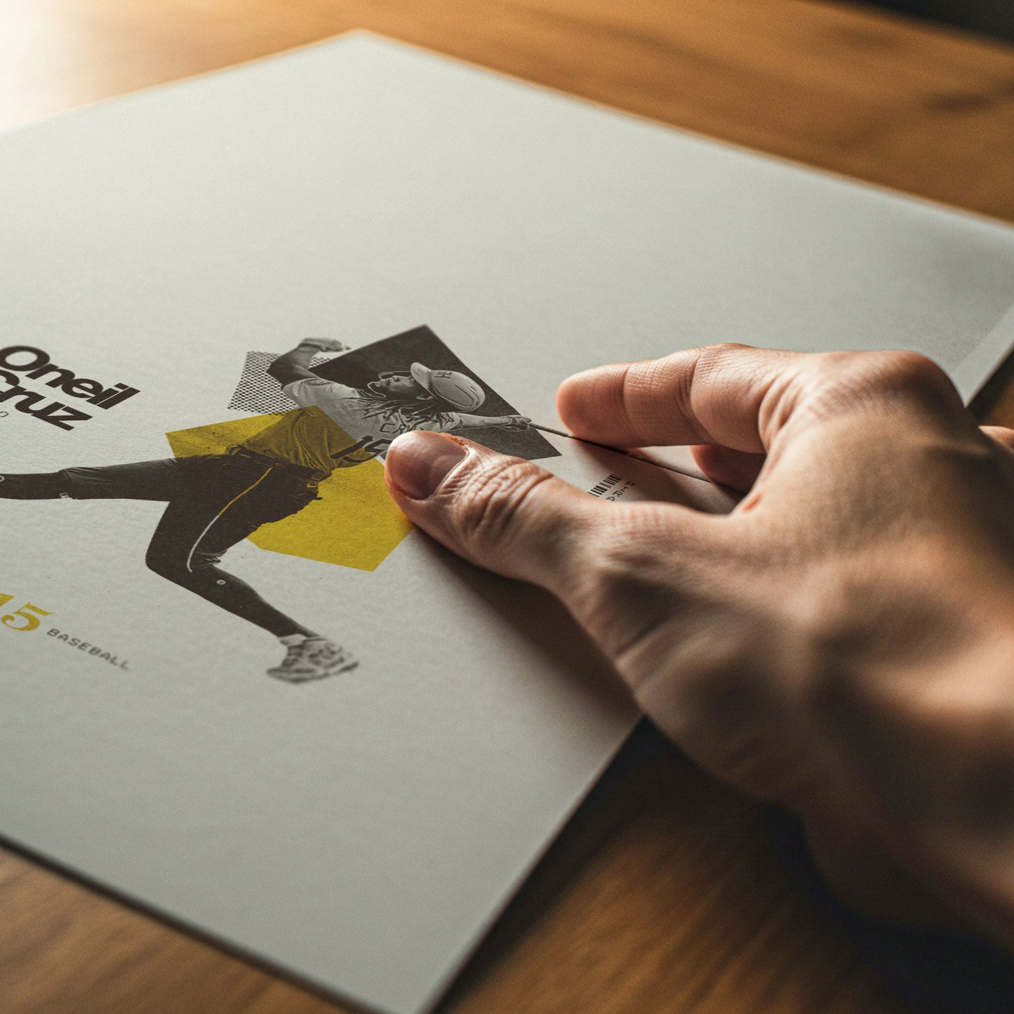 Oneil Cruz Minimalistic Poster Pittsburgh Pirates