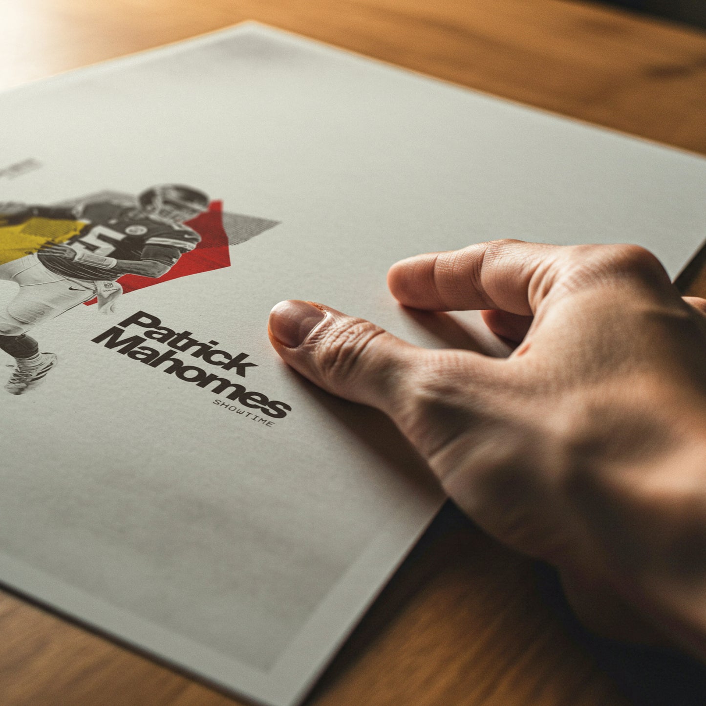 Patrick Mahomes Minimalistic Poster Kansas City Chiefs