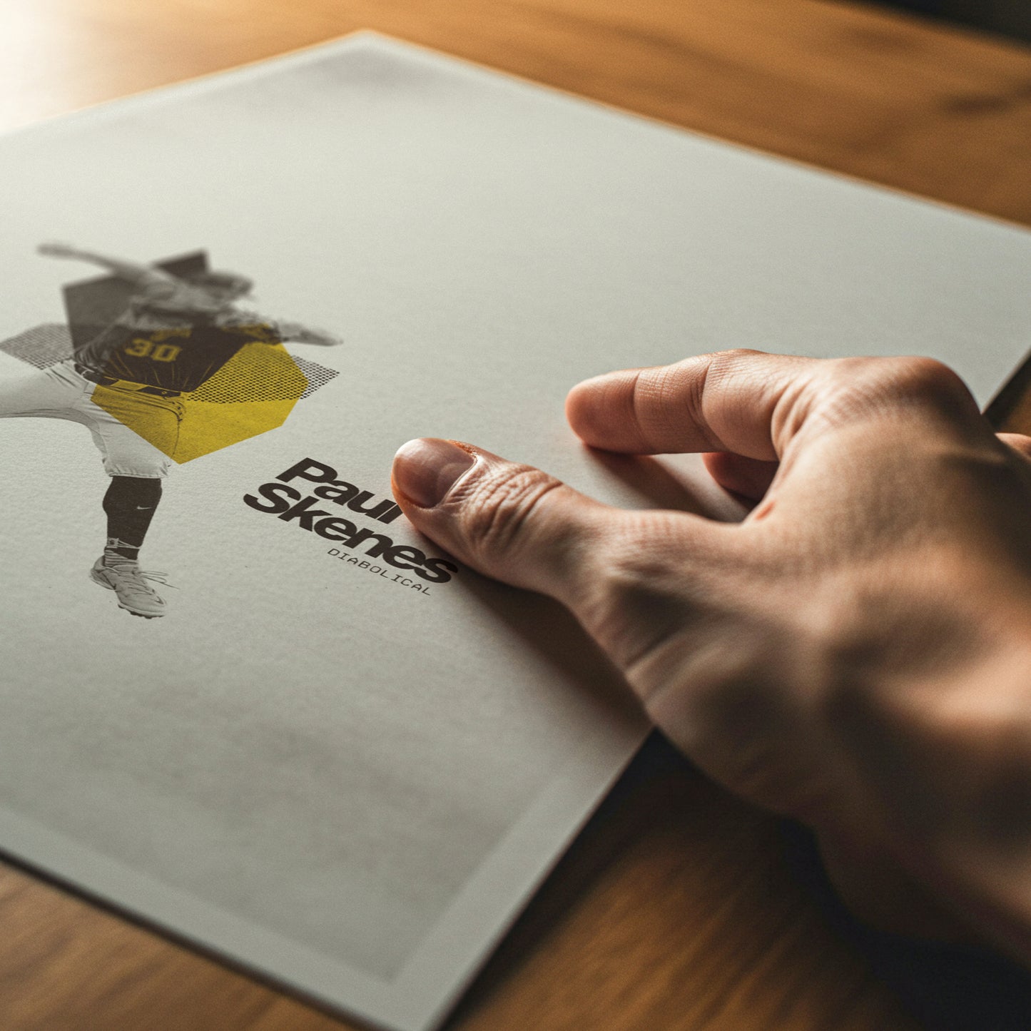 Paul Skenes Minimalistic Poster Pittsburgh Pirates